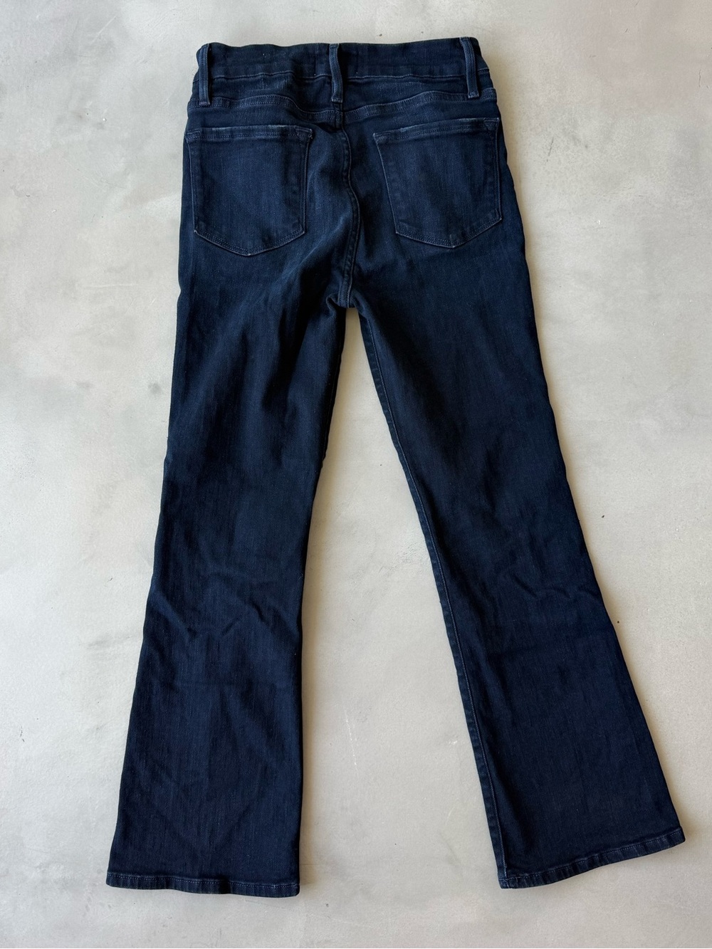 Frame le Crop mini boot dark blue jeans - Picture 2 of 4
